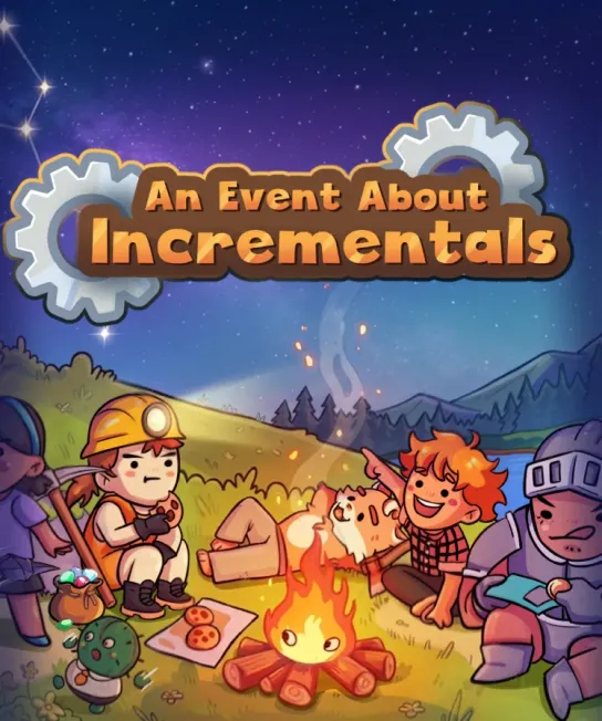 Event poster: the campfire party under the An Event About Incrementals logotype